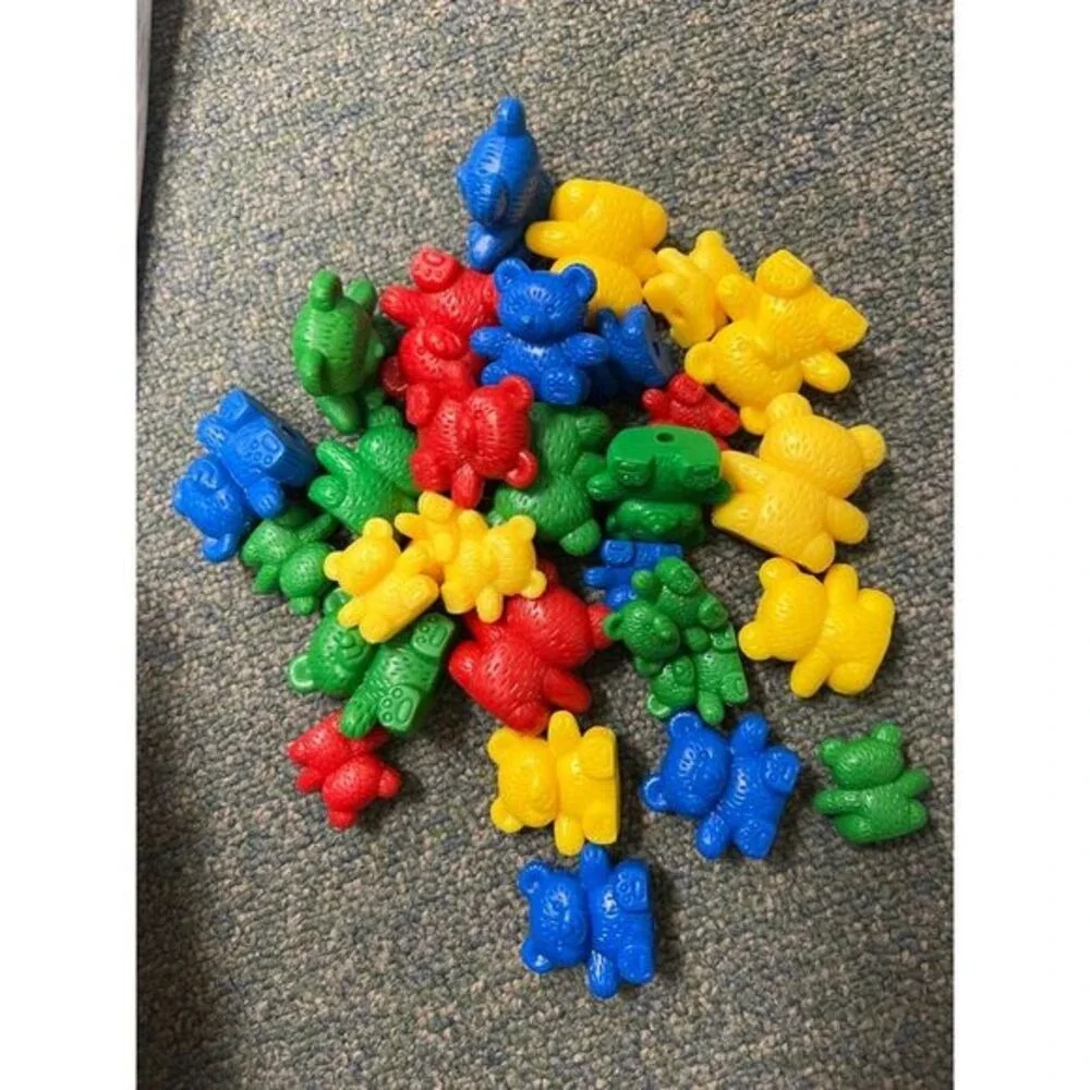 ETA Math Manipulatives COUNTING BEARs Learning Match/Sort Homeschool W/ Book‎